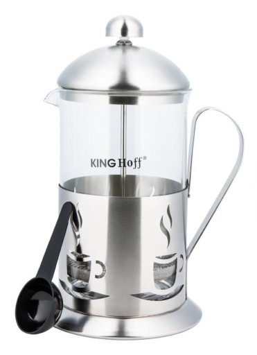 KINGHOFF ZAPARZACZ DO KAWY/HERBATY Z DOCISKIEM 350ml KH-4830