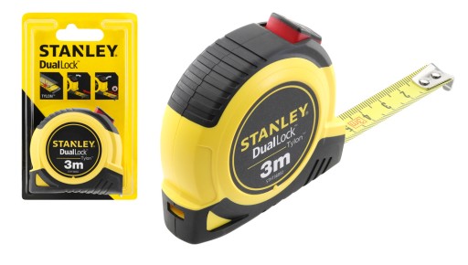 Рулетка в рулоне 3м x 13мм STANLEY DUAL LOCK STHT368