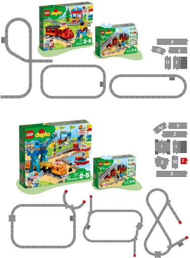 LEGO 10872 Duplo Железнодорожные пути и виадук