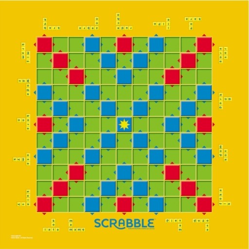 SCRABBLE JUNIOR GAME, словесная игра для детей 6-10 лет, польская версия