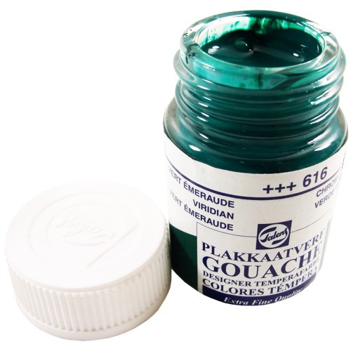 Краска Talens Gouache Extra Fine 50мл 616 Виридиан