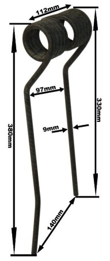 УЗКАЯ ПРУЖИНА ПАЛЕЦ ЛЕВАЯ PZ-106 MESKO 527513002