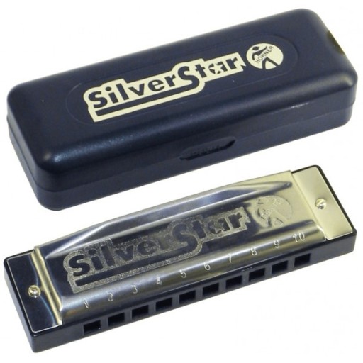 Губная гармошка Hohner SilverStar E + футляр