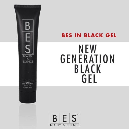 BES IN BLACK GEL черный гель для седых волос