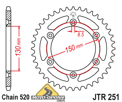 Комплект привода Yamaha YZ 250 99-01 2T S. Усилитель