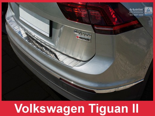 VOLKSWAGEN TIGUAN 2 Накладка заднего бампера