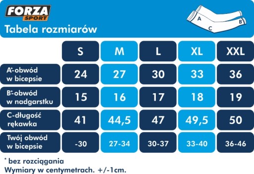 RĘKAWKI OCIEPLACZE JESIEŃ ZIMA FORZA SPADA L