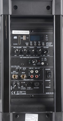 Активная мобильная колонка PORT10VHF-BT 500W EVENTY