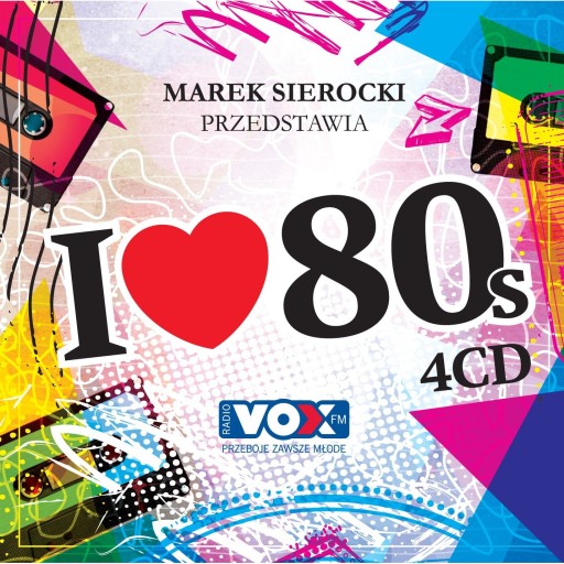 I LOVE 80's Marek Sierocki, 4 CD BOX, УНИКАЛЬНОЕ 1-Е ИЗДАНИЕ