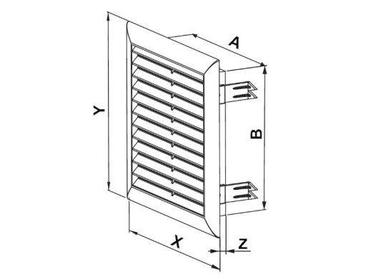 AWENTA КРЫШКА, ВЕНТИЛЯЦИОННАЯ РЕШЕТКА 14x21 T103