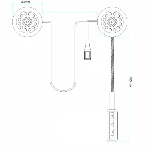 BLUETOOTH-ГАРНИТУРА ШЛЕМ МОТОР QUAD