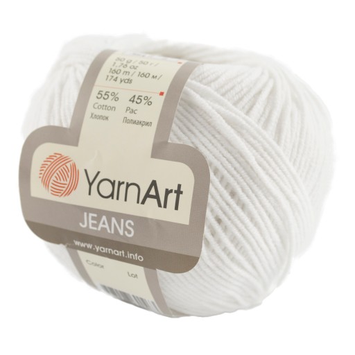 Пряжа YarnArt Jeans 01