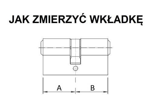 wkładka do zamka ekonomiczna CAM 30/35 G z gałką