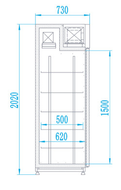 ХОЛОДИЛЬНЫЙ ШКАФ RAPA SCH-Z 625/AG БЕСПЛАТНАЯ ДОСТАВКА