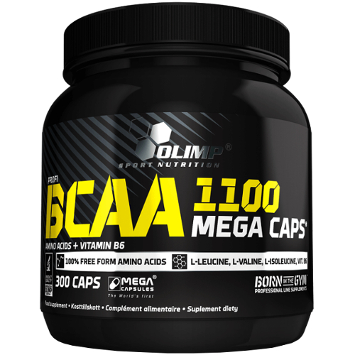 OLIMP BCAA 1100 MEGA CAPS 300 KAP СИЛЬНЫХ АМИНОКИСЛОТ