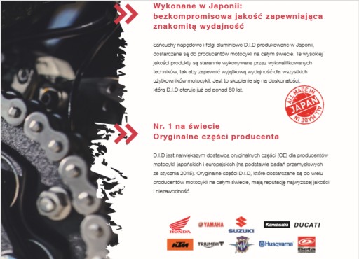 Łańcuch łańcuszek Rozrządu Suzuki RM-Z RM-X 450