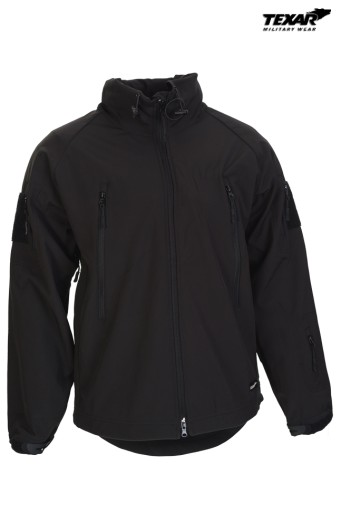 Texar SOFTSHELL JACKET FALCON Капюшон ЧЕРНЫЙ - XL