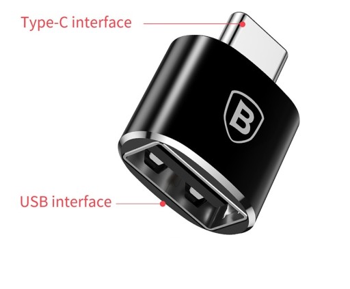 АДАПТЕР АДАПТЕР USB-C TYPE C НА USB OTG ЗАРЯДКА TRANSFER BASEUS HQ