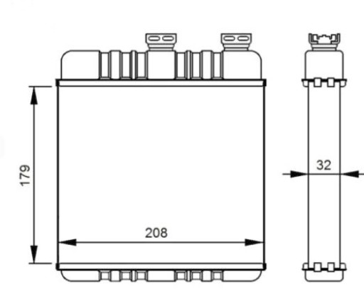 Новый Опел Зафира и II A B Type Behr Heater