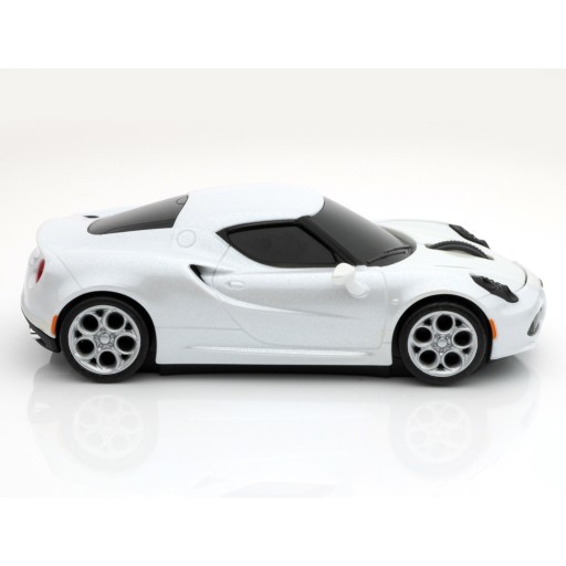 Alfa Romeo 4C biały samochód mysz komputerowa Auto