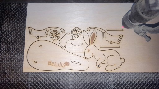 Sklejka brzozowa 3mm 100x60 cm kl 1/2 CO2 CNC