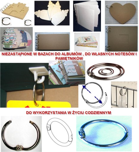 METALOWE KÓŁKA SPINAJĄCE - ŚREDNICA 14 MM