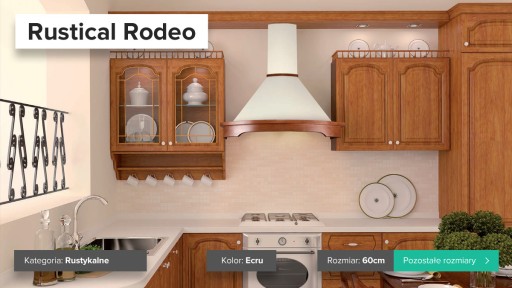 КАПЮШОН РУСТИК ЭКрю TOFLESZ RUSTICAL RODEO 60СМ