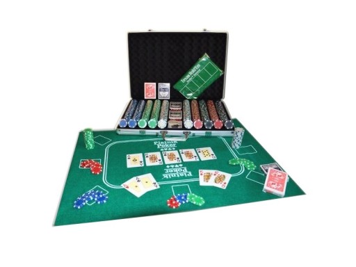 НАБОР GIGA POKER SET 1000 КАРТОЧНЫХ ФИШЕК ДЛЯ ПОКЕРА