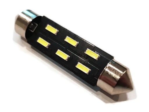 ŻARÓWKA 6 LED 4014 SMD RURKA 41mm C5W C10W PREMIUM
