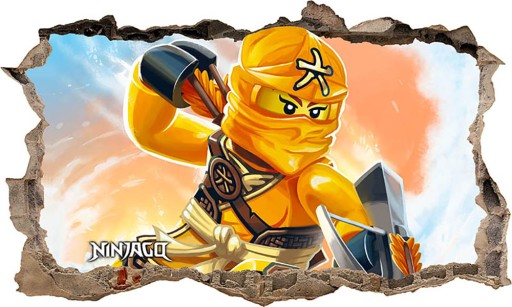 3D-наклейка LEGO NINJAGO XXXXXXXXXXL 166 см x 100 см