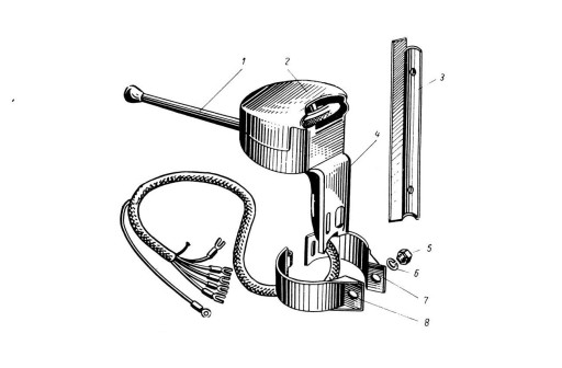 Кронштейн крепления переключателя указателей поворотов ГАЗ69