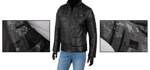 Кожаные мужские кожаные куртки DORJAN DON450_1 XXL