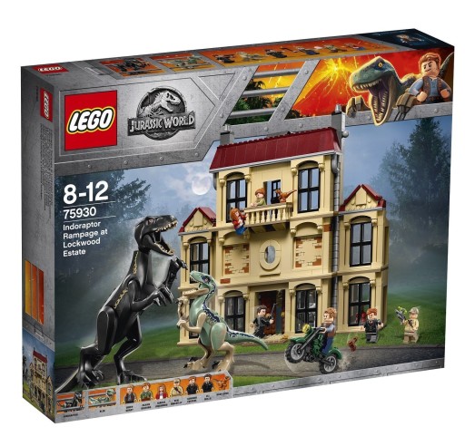 LEGO JURASSIC WORLD 75930 Индораптор атакует динозавра Оуэна