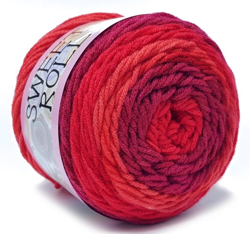 SWEET ROLL YARN акрил 140г RED 1047-09