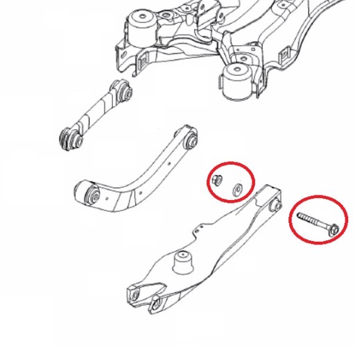 БОЛТ РЫЧАГА OPEL SIGNUM, VECTRA C