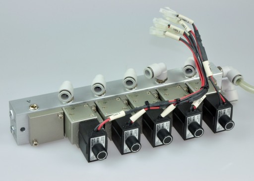 VO317V Пневмоостров 3/2, 5 секций SMC 24 В постоянного тока