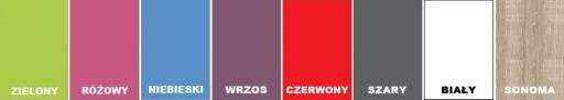 Meble Dziecięce Młodzieżowe ZESTAW Szafa Biurko
