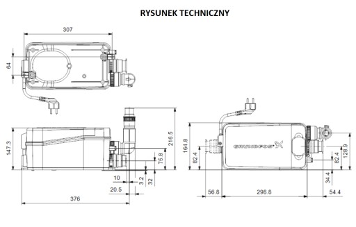 НАСОС ДЛЯ ШЛИФОВКИ GRUNDFOS SOLOLIFT2 D-2