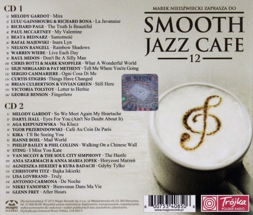 Smooth Jazz Cafe 12 - 2 CD - M.NIEDŹWIECKI TRÓJKA