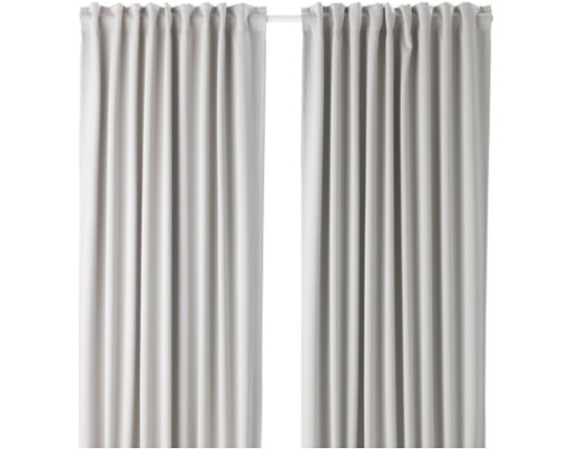 IKEA MAJGULL Плотные шторы 145х300 светло-серые