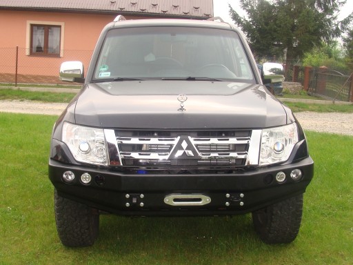 MITSUBISHI PAJERO 4 ПЕРЕДНИЙ БАМПЕР, МЕТАЛЛ, СТАЛЬ