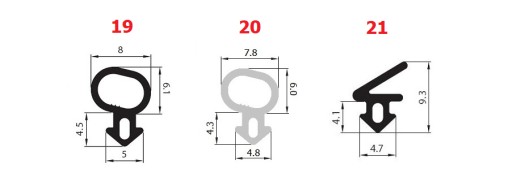 ROPLASTO S-1019 Уплотнитель оконный