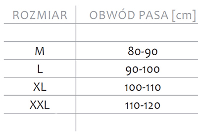 GORSET LĘDŹWIOWY pas na kręgosłup Z DOCIĄGAMI XL