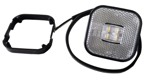 Lampa Obrysowa z Odblaskiem przednia LED FT-027B Przyczepa Naczepa Laweta