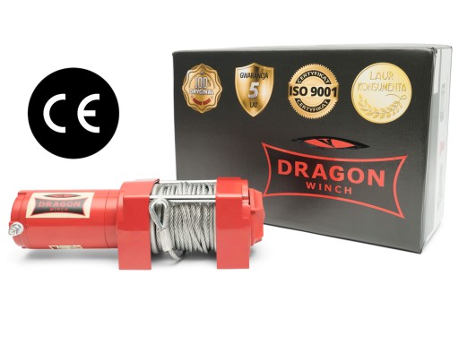 1588 кг DRAGON WINCH ЭЛЕКТРИЧЕСКАЯ ЛЕБЕДКА 12 В для дистанционного управления четырехплугом