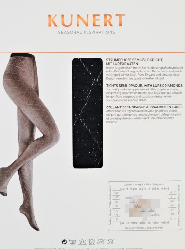 RAJSTOPY KUNERT LUREX SEASONAL INSPIRATIONS LUX L 42-44 -50%