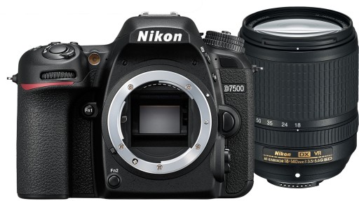 NIKON D7500 + NIKKOR 18–140MM VR + 2 БЕСПЛАТНЫХ АККУМУЛЯТОРА