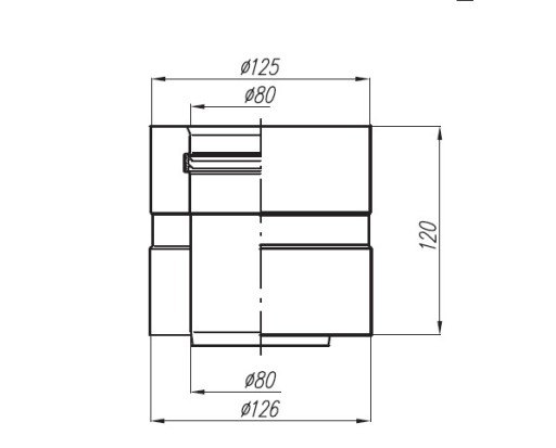 Adapter Immergas Victrix Pro 80/125