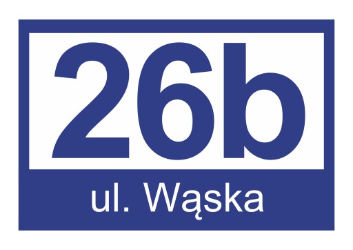 ТАБЛИЧКА С НОМЕРОМ ДОМА И АДРЕСОМ 30х20 см.