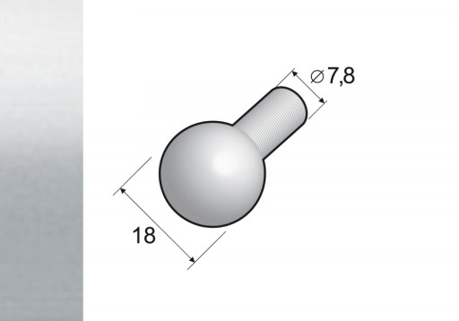 Наконечники стержня BALL SILVER A06Z2